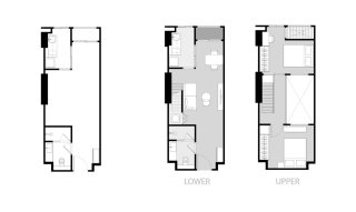 Apartment floor plan, 1 bedroom in Culture Chula No. 11009