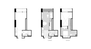 Apartment floor plan, 1 bedroom in Culture Chula No. 11006